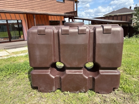 Емкость  Q2000V коричневая